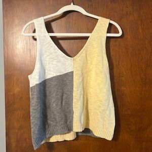 hem & thread knit tank